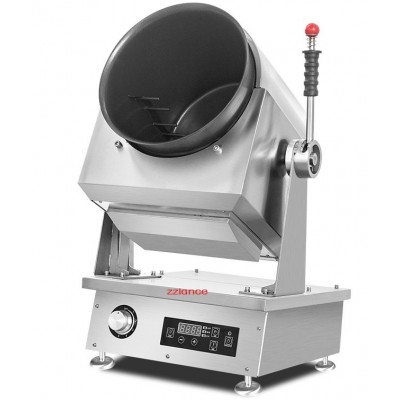 multifunctional commercial  drum cooking robot with video