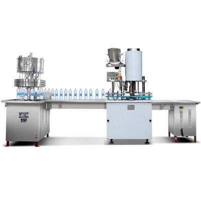 bottle water machine production line automatic/automatic water washing filling capping machine