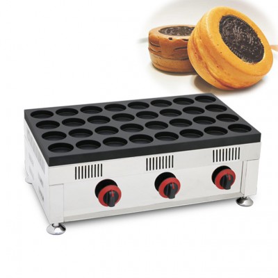 bakery equipment cake waffle machine GAS red bean waffle with CE